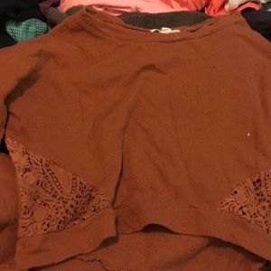 A cute crop top that could be worn many ways